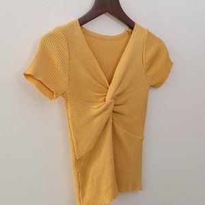 Short Sleeved yellow top